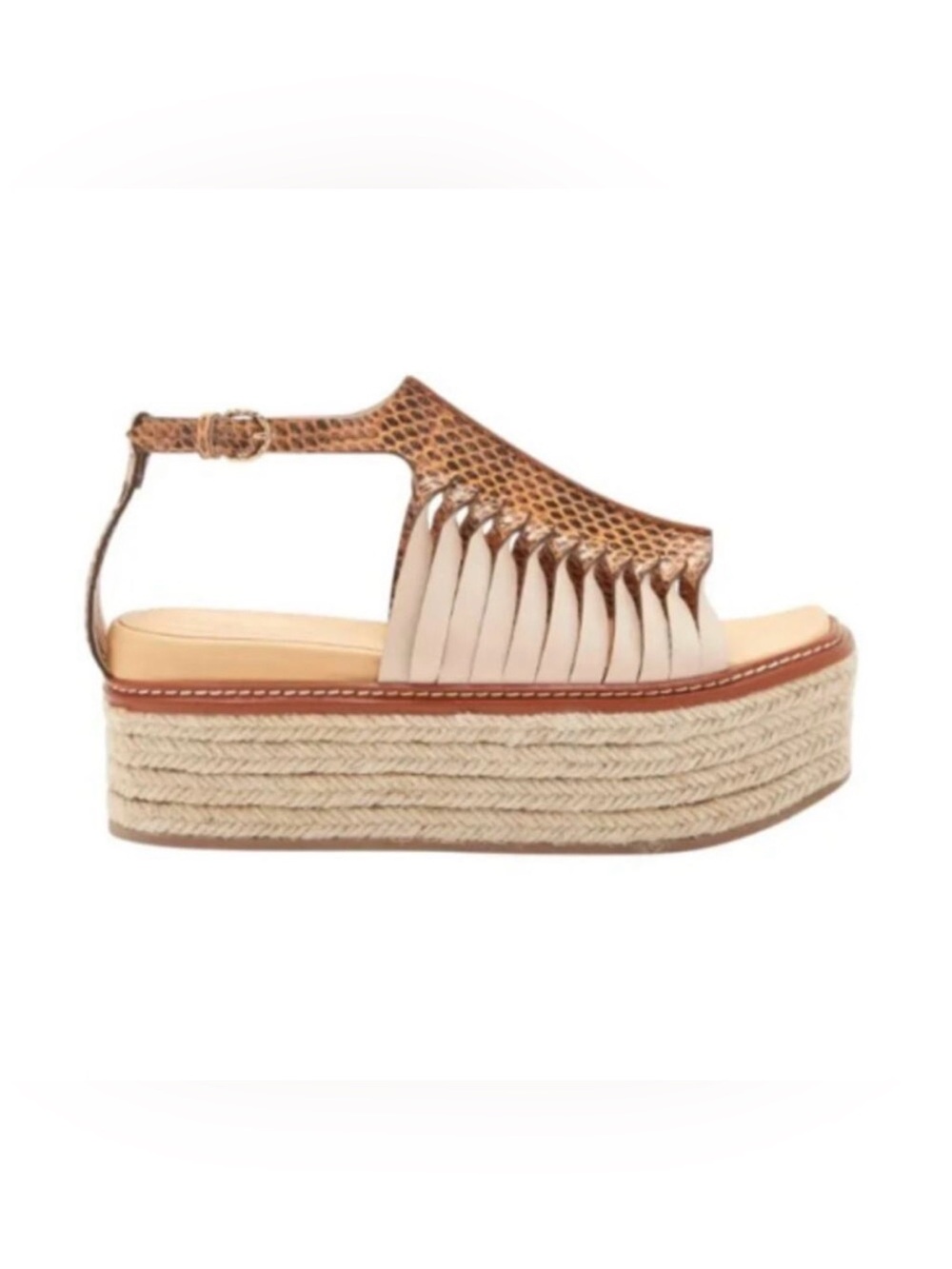 Ulla Johnson Valencia Twisted Espadrille Platform Sandals Sz. 39 (US 8.5)